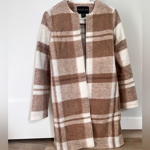 plaid coat